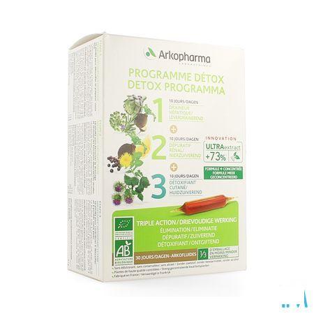 Arkofluide Programma Detox Ampullen 30  -  Arkopharma