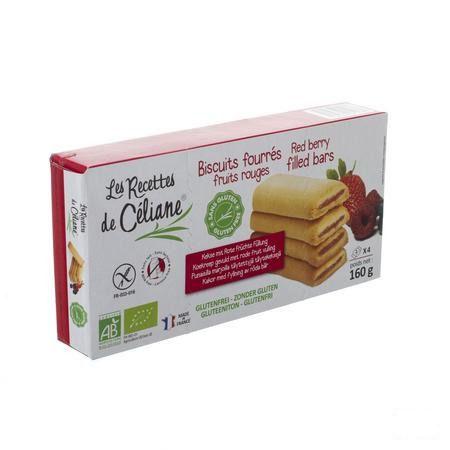 Celiane Koekreep Rode Fruitvulling Bio 160 gr 4587  -  Revogan