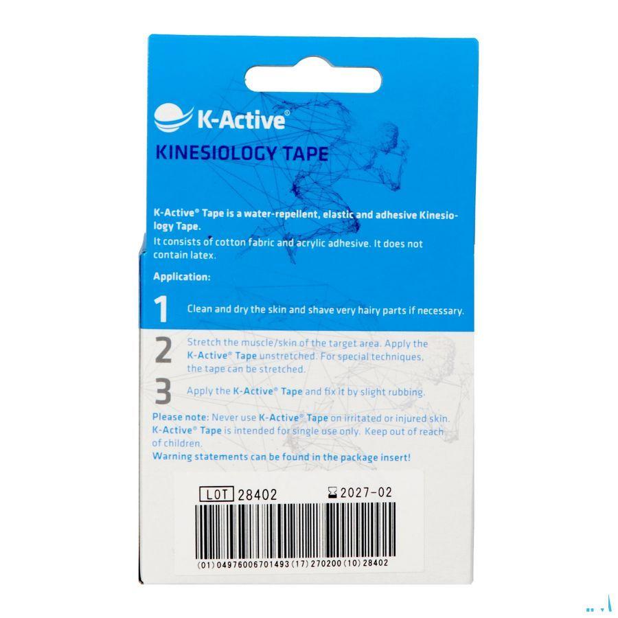K-active Tape Neutral 5,0cm X 5m  -  Naqi