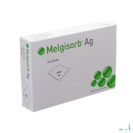 Melgisorb Ag Kompres Steriel 5x 5cm 10 256050  -  Molnlycke Healthcare