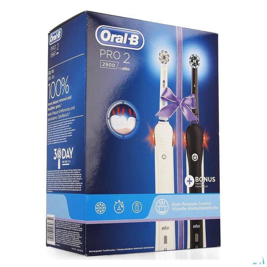 Oral-B Pro Duo Pack 2900 Black + White