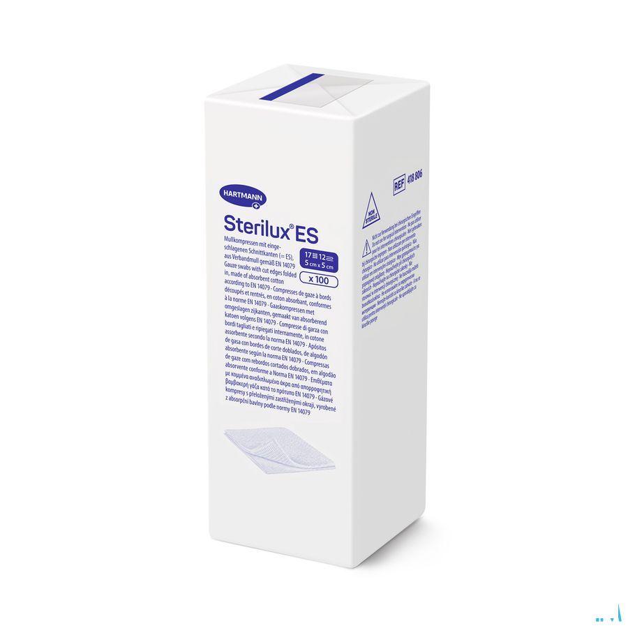 Sterilux Es 5x5cm 12pl.nst. 100 P/s  -  Hartmann