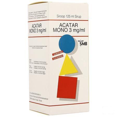 Acatar Mono 3 mg/  ml Siroop 125 ml