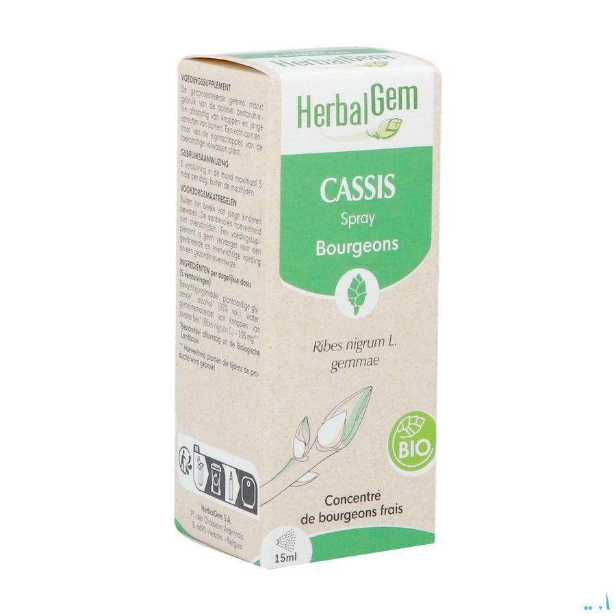 Herbalgem Zwarte Bes Bio Spray 15 ml