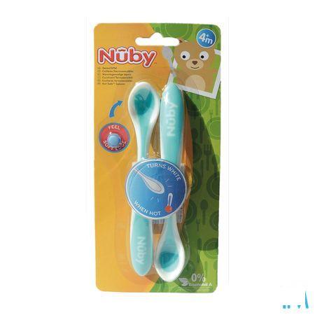 Nuby Warmtegevoelige Lepel Met Zachte Rand - 2stk 3m +   -  New Valmar