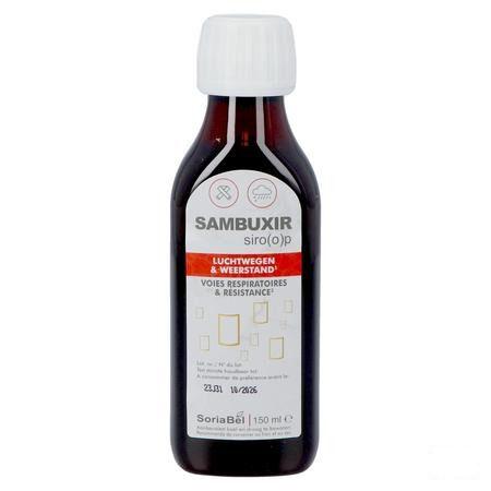 Soria Sambuxir Siroop Vlierbes 150 ml  -  Soria Bel