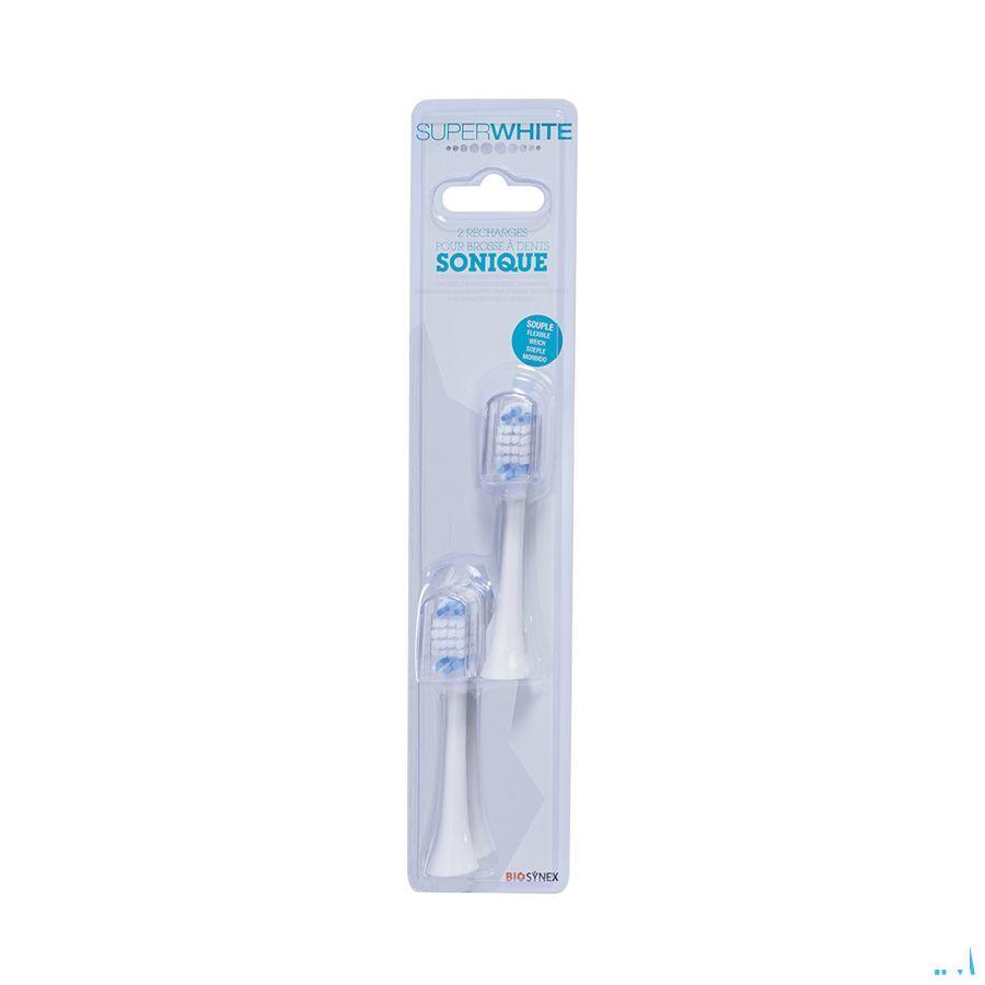 Superwhite Borstelkop Sonische Tandenborstel White