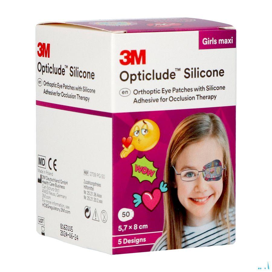 Opticlude 3m Silicone Eye Patch Girl Maxi 50  -  3M