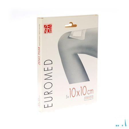 Euromed 10x10cm 5 Eilandpleister Steriel  -  I.D. Phar