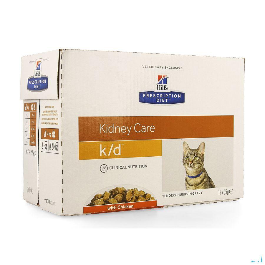 Hills Prescription diet Feline Kd Repas Sachet 12x85 gr 