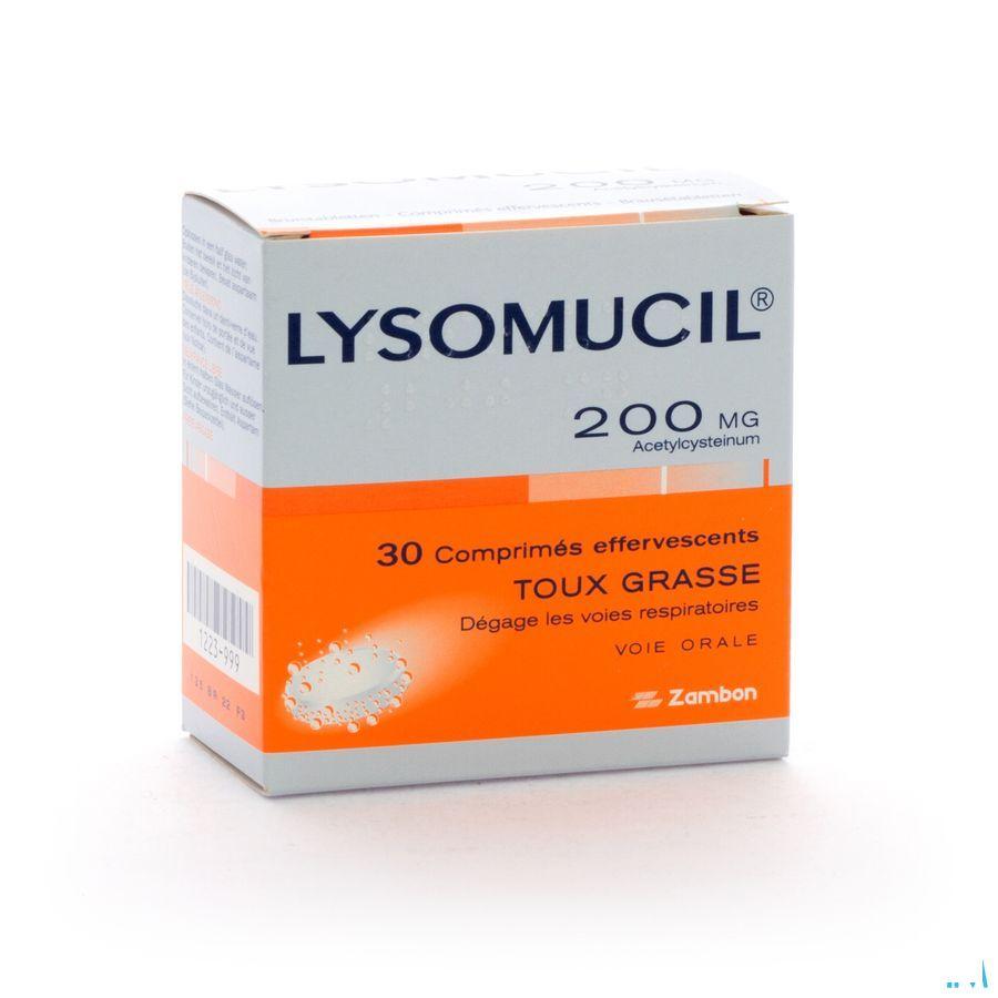 Lysomucil 200 Comp Eff 30 X 200 mg
