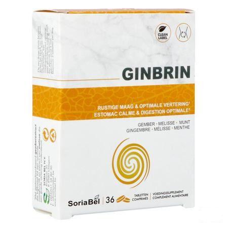 Soria Ginbrin 10Mg Gingerol Comp 36  -  Soria Bel