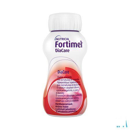 Diacare Aardbei 4 x 200 ml