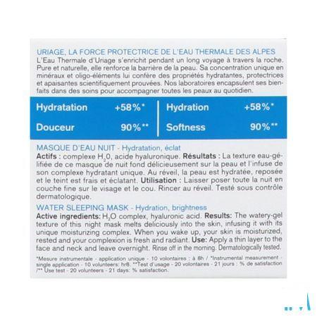 Uriage Eau Thermale Masker Water Nacht 50 ml