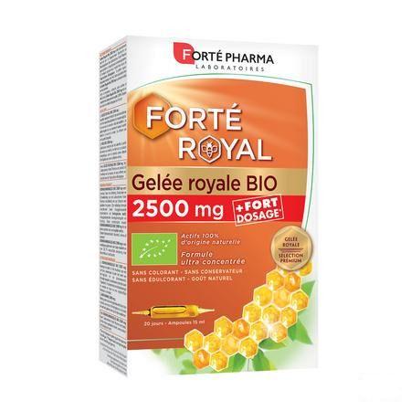 Koninginnengelei Bio 2500Mg Amp 20X15ml  -  Forte Pharma