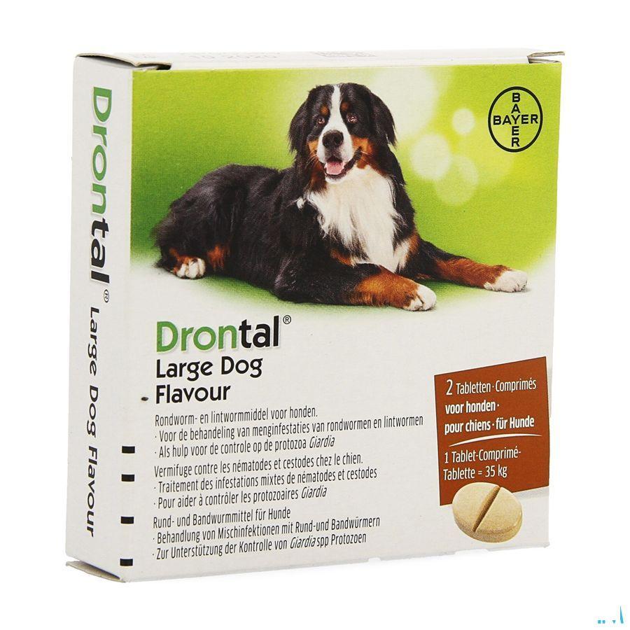 Drontal Large Dog Flavour Tabletten 2