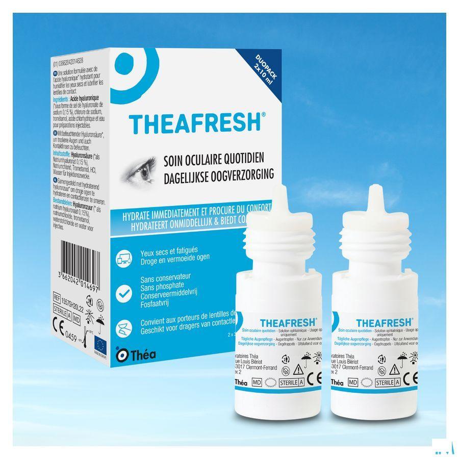 Theafresh Oogdruppels Oplossing 2X10 ml