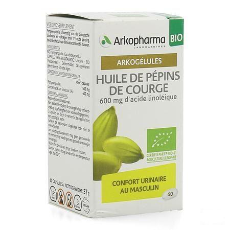 Arkocaps Pompoenpitolie Bio 60 Capsule  -  Arkopharma
