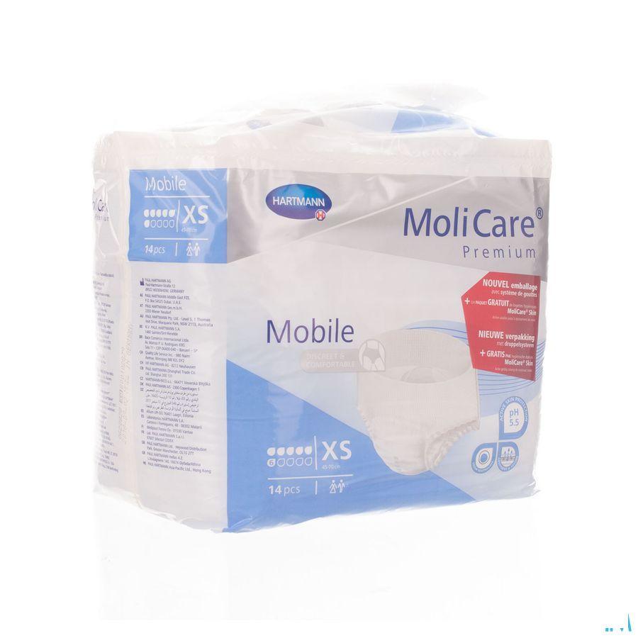 Molicare Premium Mobile 6 Drops Xs 14 9158404  -  Hartmann