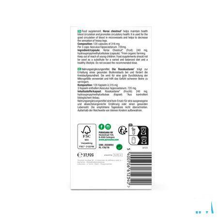 Wilde Kastanje Bio Capsule 120x240 mg