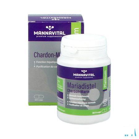 Mannavital Mariadistel Platinum V-Capsule 60
