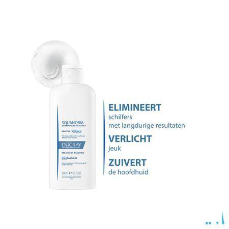 Ducray Squanorm Shampoo Droge Schilfers 200  ml Nf