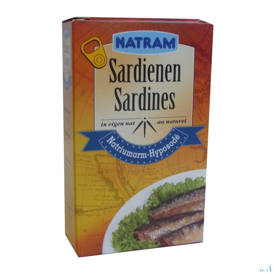 Natram Sardines Naturel 125 gr  -  Revogan