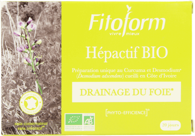 Hepactif Tabletten 40 Fitoform  -  Bioholistic Diffusion