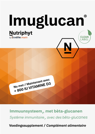 Imuglucan + Vit D3 800 Iu Caps 2 x 15 Nutriphyt