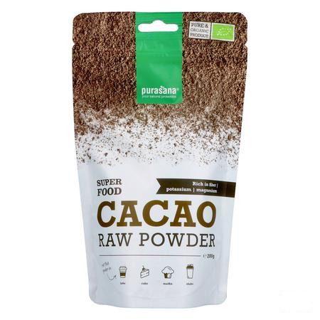 Purasana Cacaopoeder 200 gr Be-bio-02 Peru