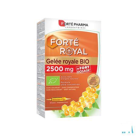 Koninginnengelei Bio 2500Mg Amp 20X15ml  -  Forte Pharma