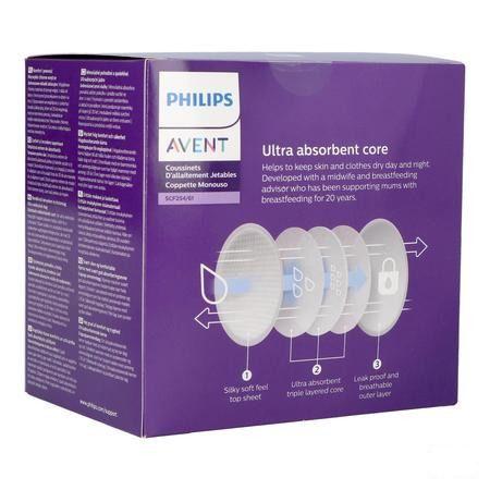 Philips Avent Coussinets Jour/nuit 60 Scf254/61  -  Bomedys