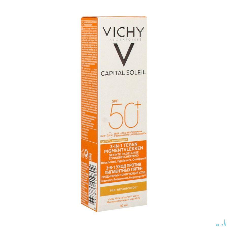 Vichy Cap Id Oplossing Ip50 + Creme Anti pigmentvlek 3in1 50 ml  -  Vichy