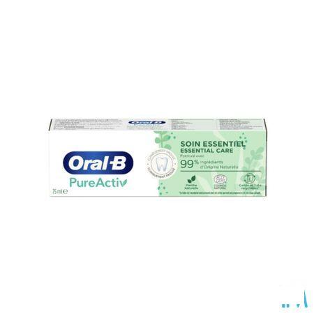 Oral B Tandpasta Pureactiv 0% Essential 75 ml