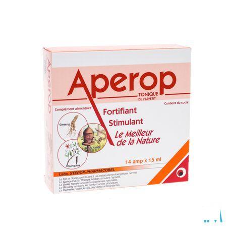 Aperop Tonique Ampoule Buvable 14x15 ml  -  Sterop