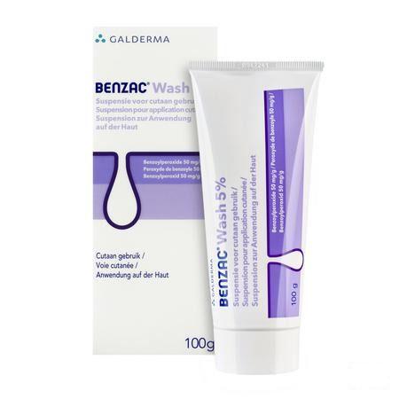 Benzac Wash Suspensie 5 % 100 gr  -  Galderma Belgilux