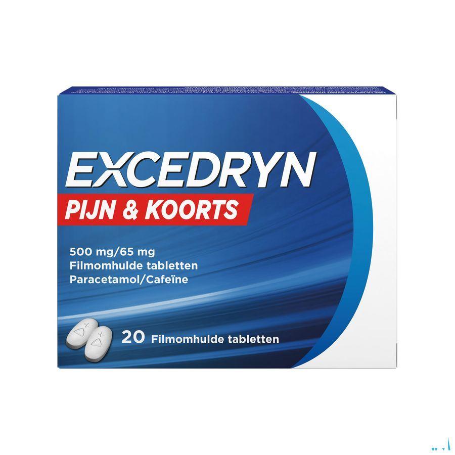 Excedryn Pijn & Koorts 500 mg/65mg Filmomh Tabl 2X10