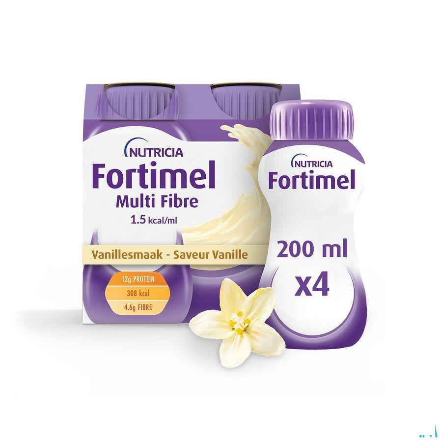 Fortimel Multifiber 1.5Kcal Vanille 4 x 200 ml