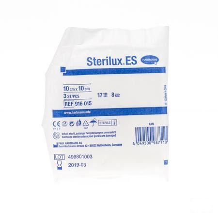 Sterilux Es Kompres Steriel 8Pl 10,0X10,0Cm 40X3 9160154  -  Hartmann