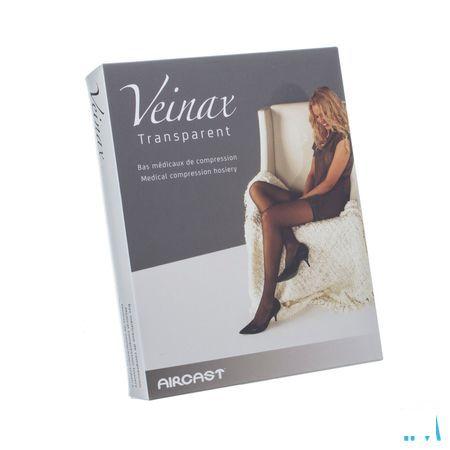 Veinax Panty Transparant 2 Lang Zwart Maat 4