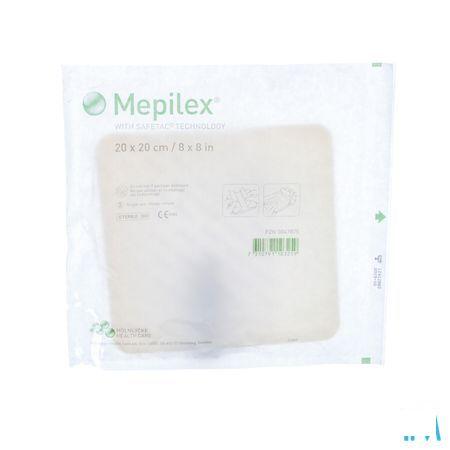 Mepilex SchuimVerband Sil Abs Ster 20 x 20cm 1 294400