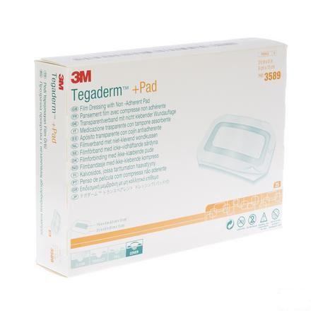Tegaderm + Pad 3m Transp Steril 9cmx15cm 25 3589  -  3M