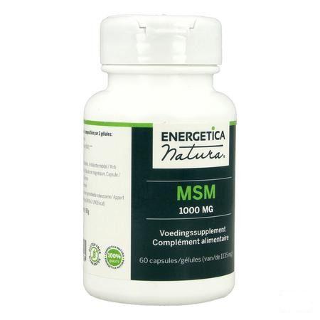 MSM 1000mg 60 capsules  -  Energetica Natura