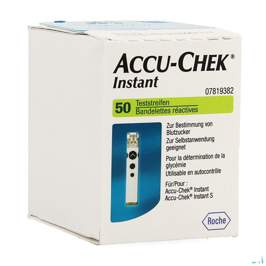 Accu Chek Instant Tests 50 Bandelettes  -  Roche Diagnostics