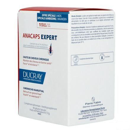 Ducray Anacaps Expert Progres. Haarutival Caps 90