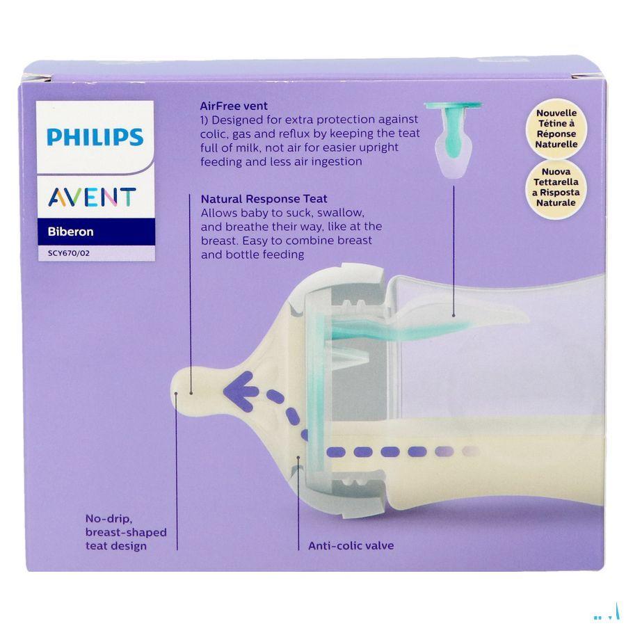 Philips Avent Natural Airfree Biberon Duo 2X125 ml