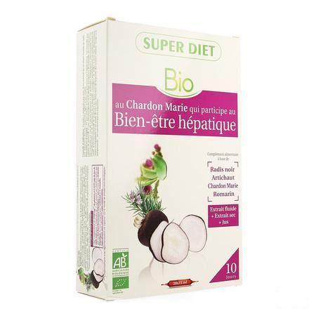 Super Diet Complexe Spijsvertering Bio Ampullen 20x15 ml  -  Superdiet Laboratoires