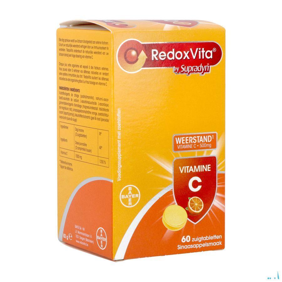 Redoxvita 500 mg Sinaas Zuigtabl 60