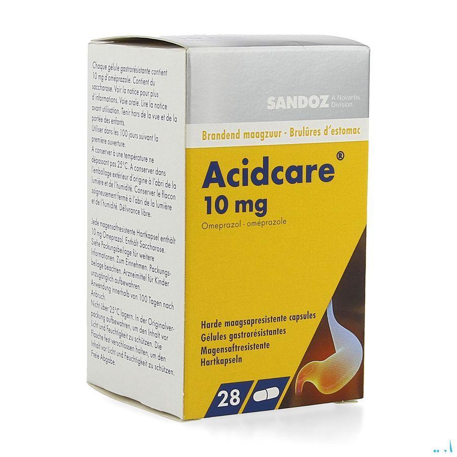 Acidcare 10 mg Sandoz Capsule Maagsapres 28 X 10 mg