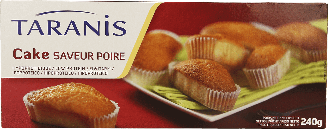 Taranis Mini Cake Poire 240 gr (6 Pieces) 4655  -  Revogan